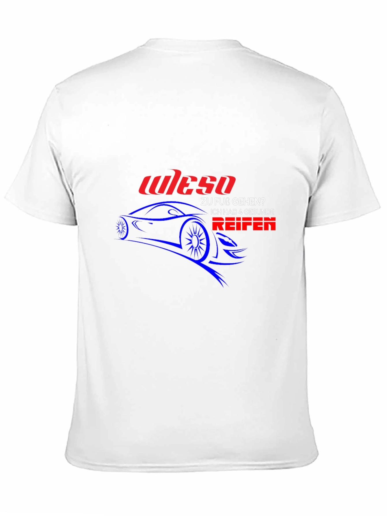 Wieso Car Graphic T-Shirt - Black Cotton Tee