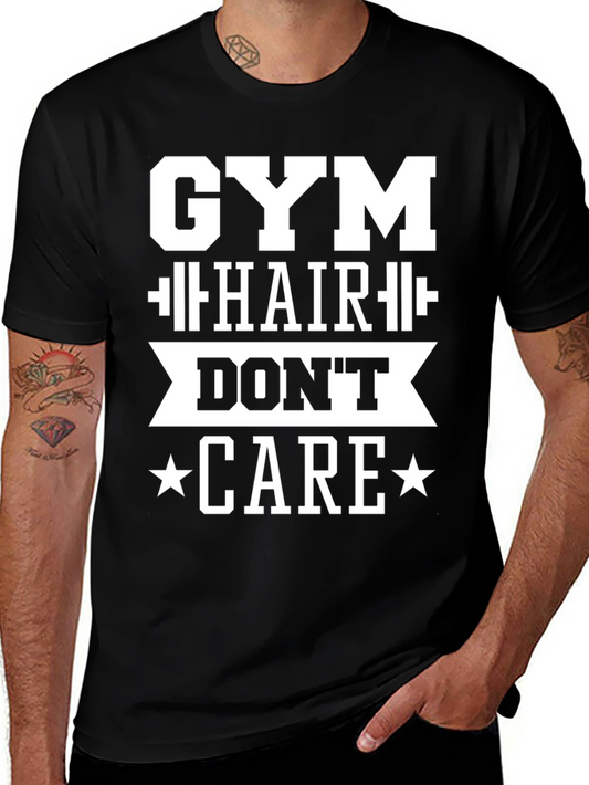 Gym Hair Dont Care Graphic T-Shirt