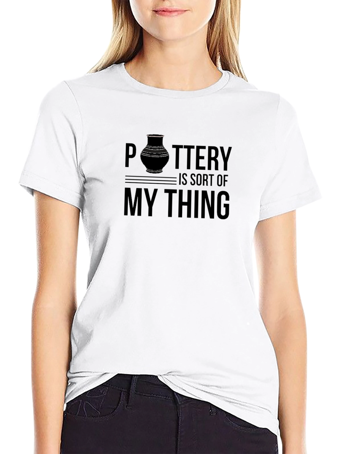 Pottery is My Thing Graphic Tee - Black