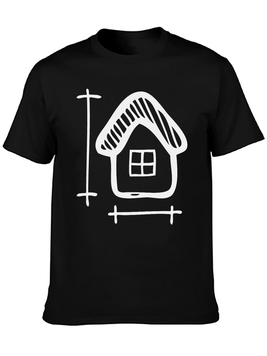 Architect House Plan Black Tee