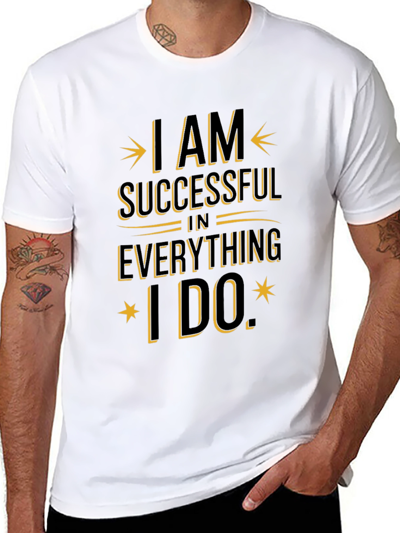 I AM Successful T-Shirt - Motivational Graphic Tee