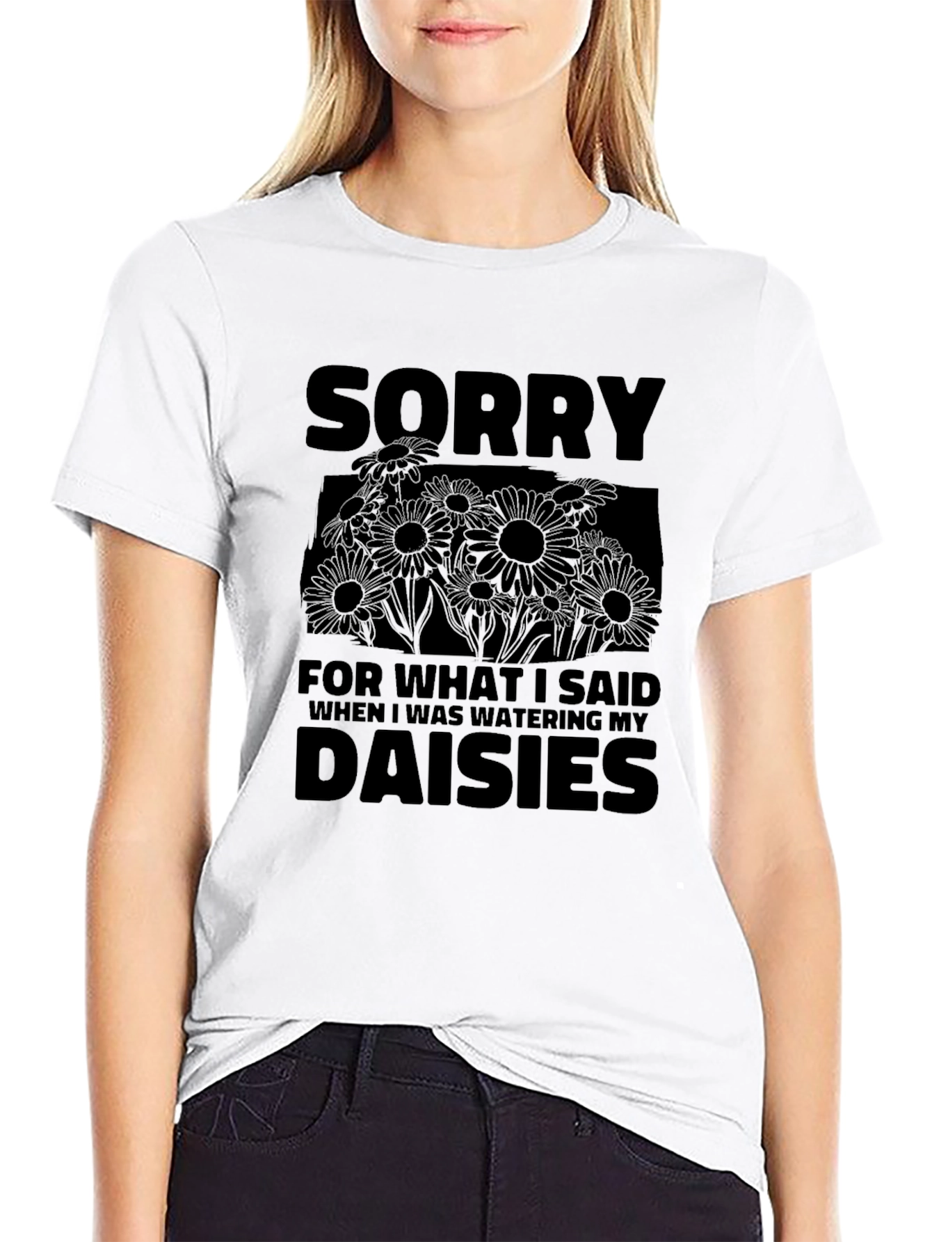 Daisy Apology Graphic T-Shirt