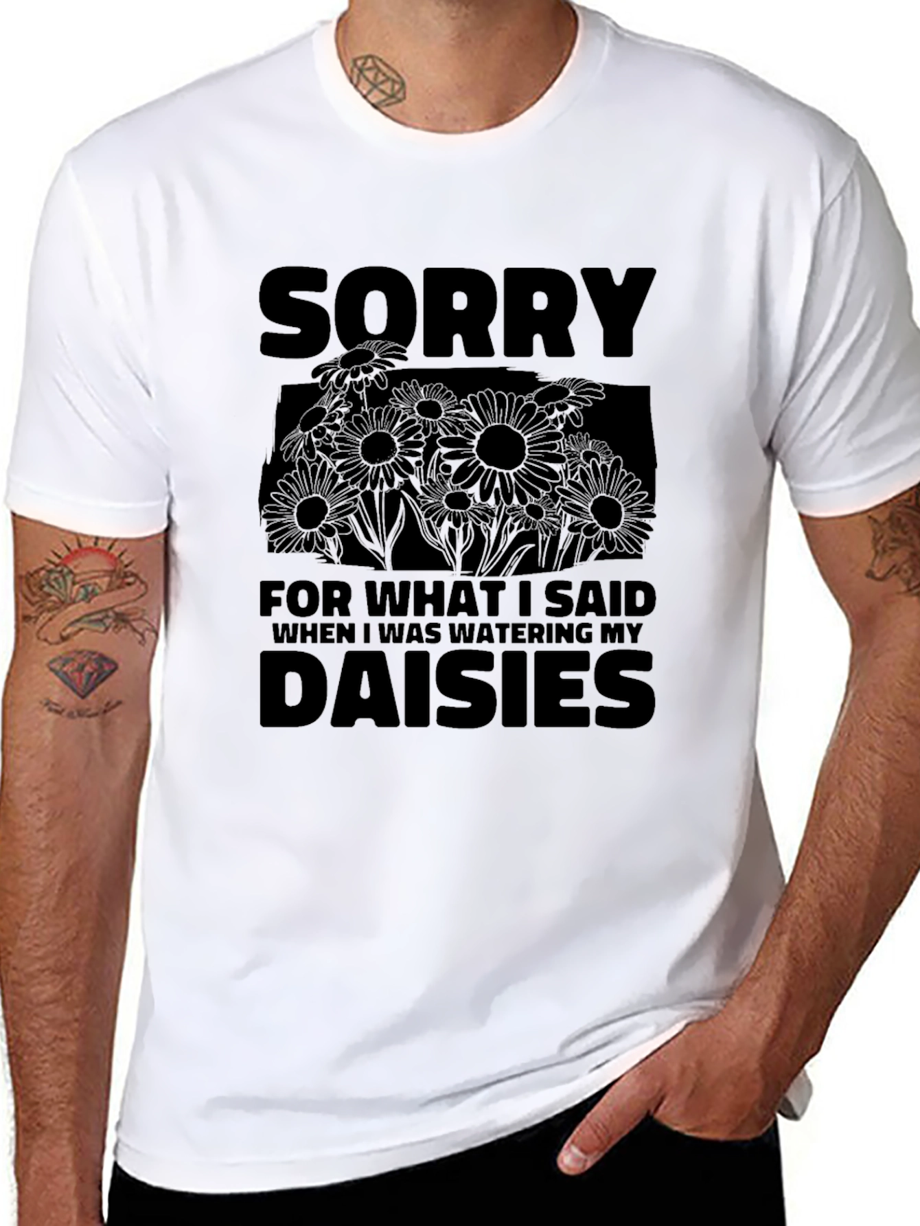 Daisy Apology Graphic T-Shirt