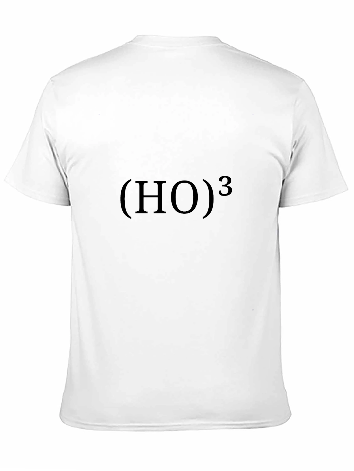 Funny (HO)³ T-Shirt - Black Cotton Casual Tee