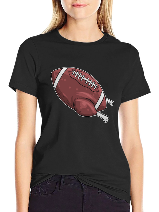 Football Turkey T-Shirt - Thanksgiving Graphic Tee