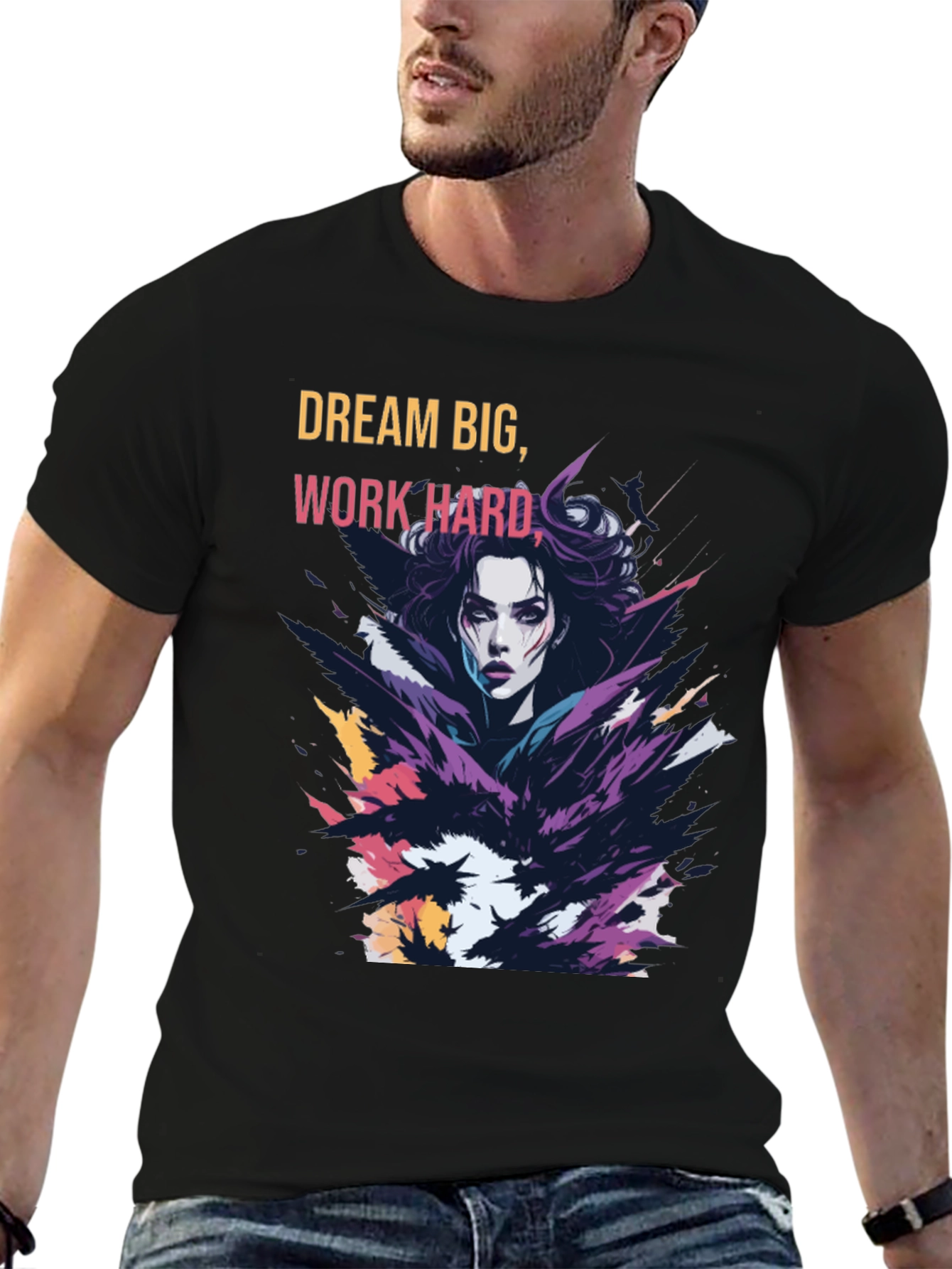 Dream Big Graphic Tee - Soft Cotton Blend