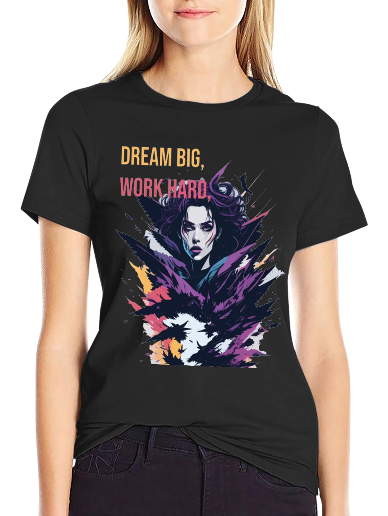 Dream Big Graphic Tee - Soft Cotton Blend