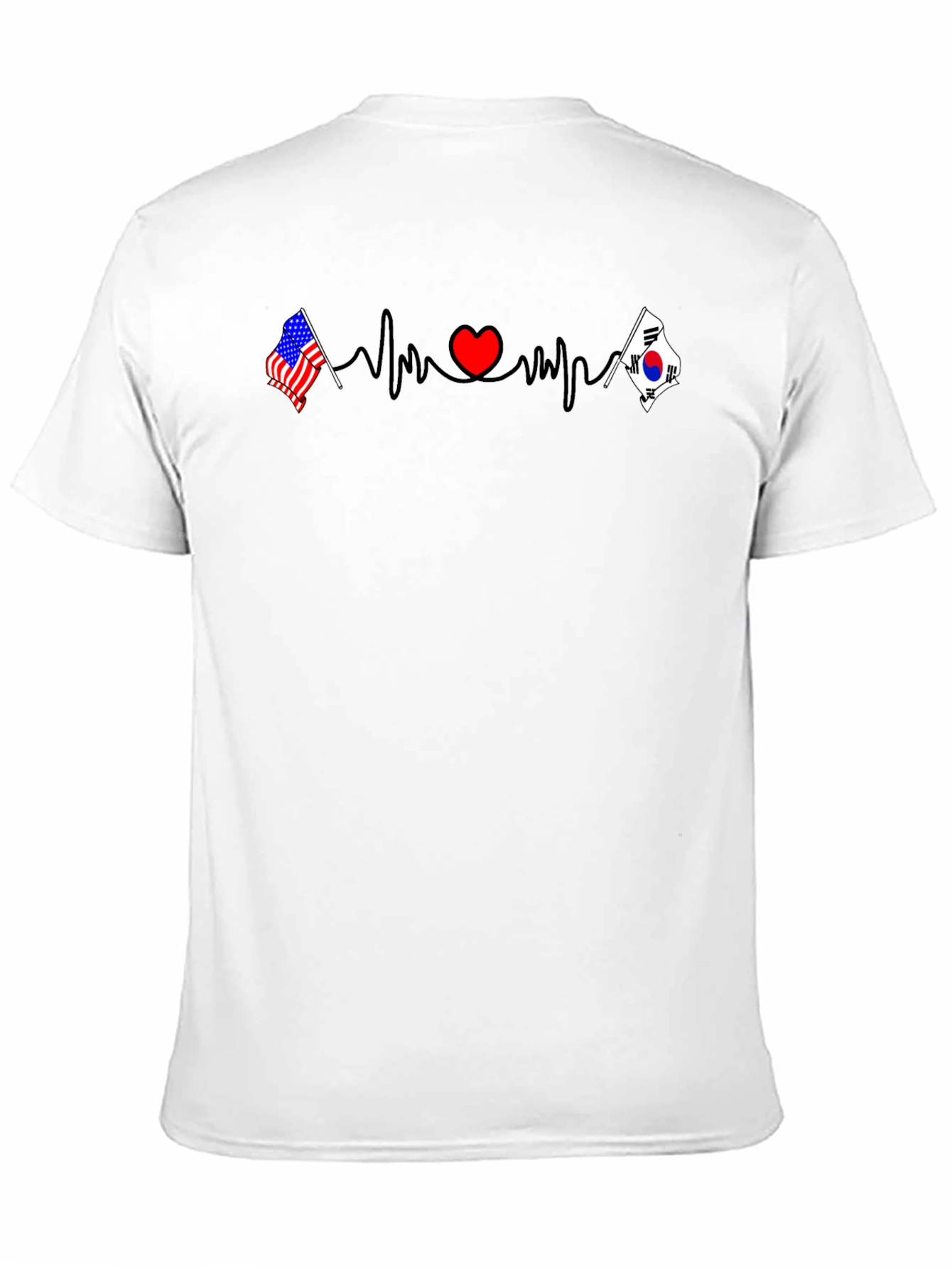 Heartbeat USA Korea T-Shirt