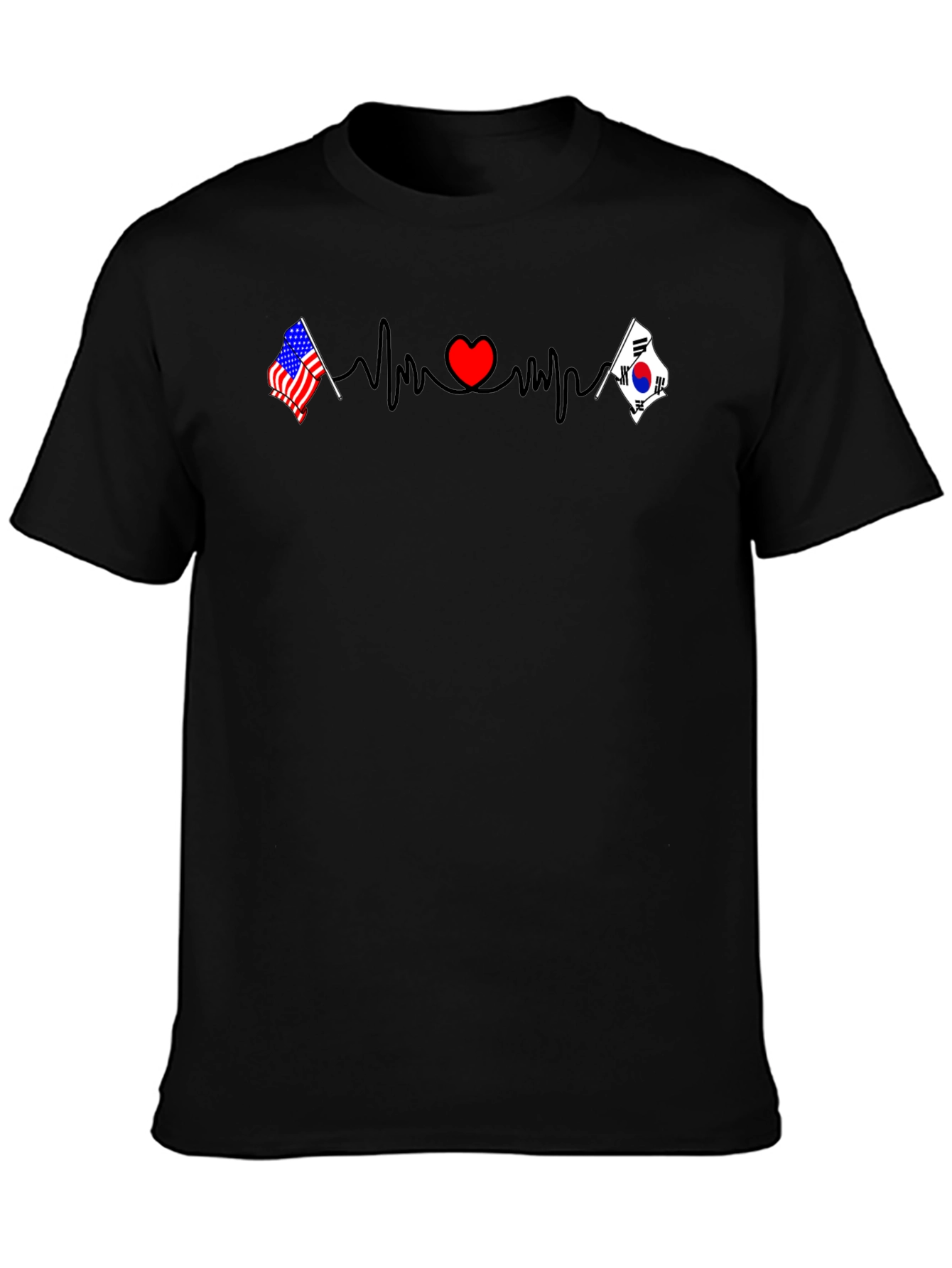 Heartbeat USA Korea T-Shirt