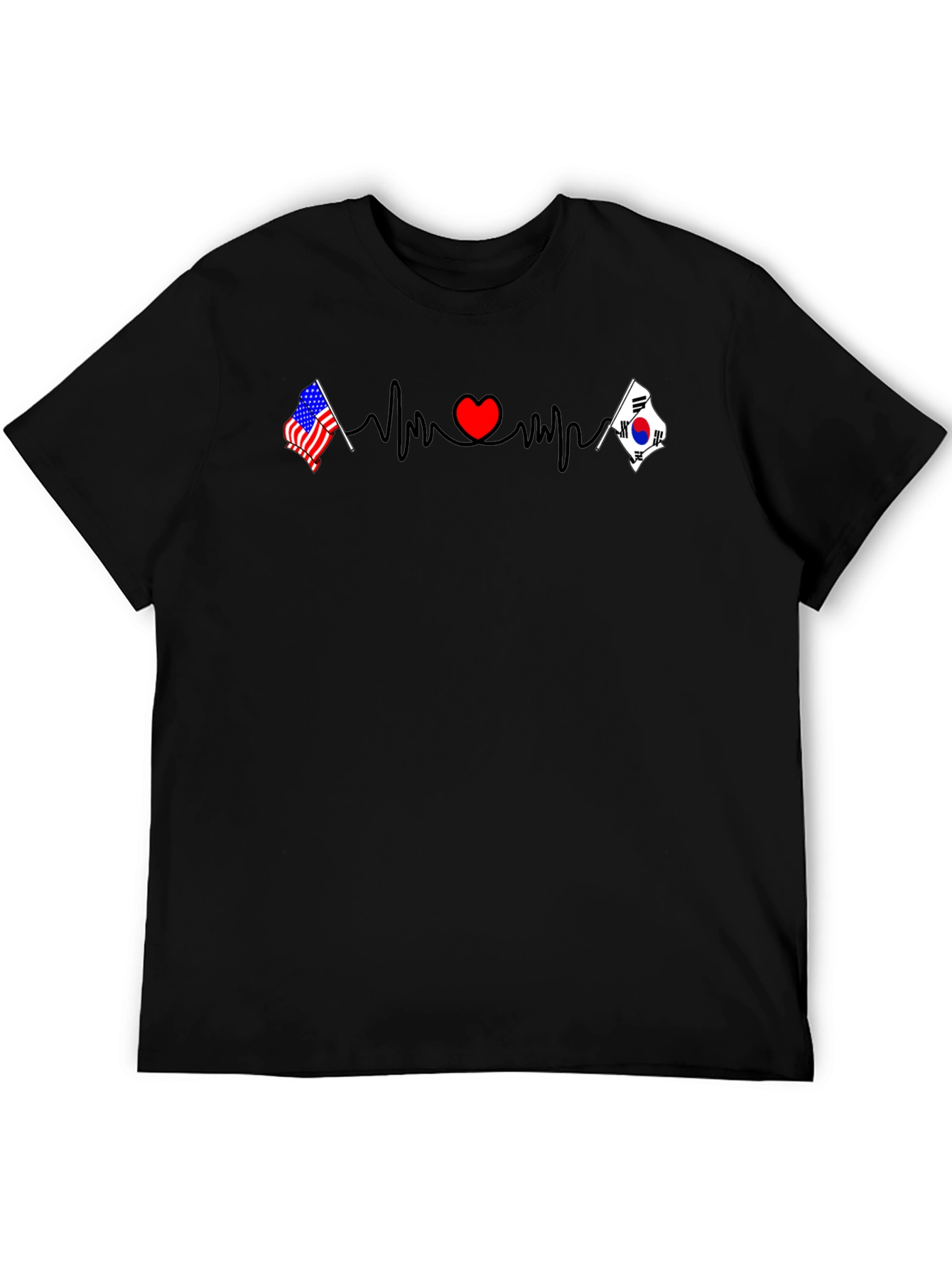 Heartbeat USA Korea T-Shirt