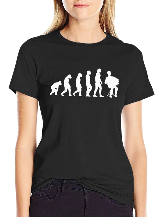 Accordion Player Evolution T-Shirt