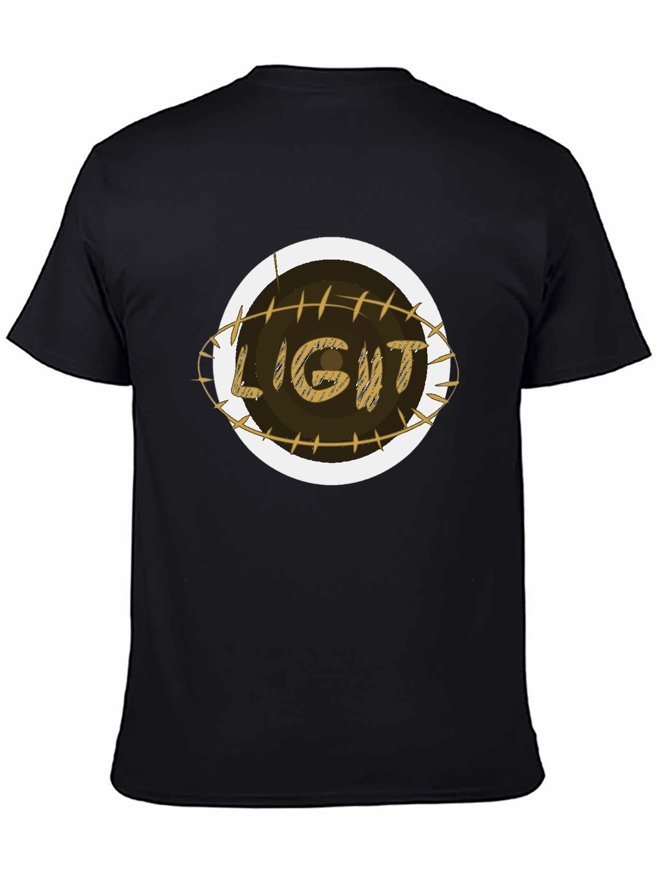 Light Football Graphic Tee - Sporty Style