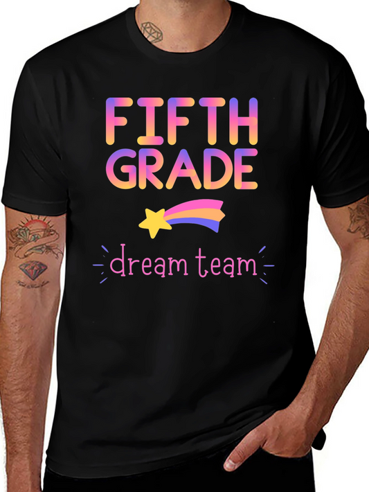Fifth Grade Dream Team Black T-Shirt