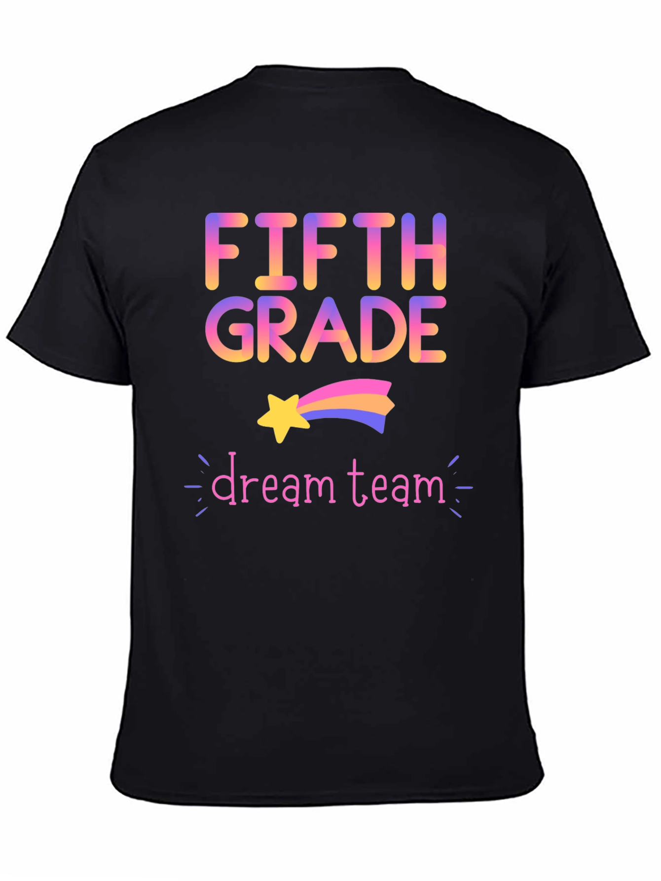 Fifth Grade Dream Team Black T-Shirt