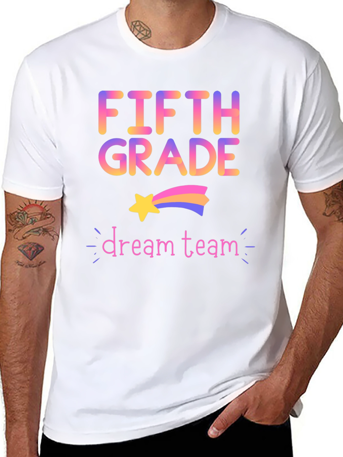 Fifth Grade Dream Team Black T-Shirt