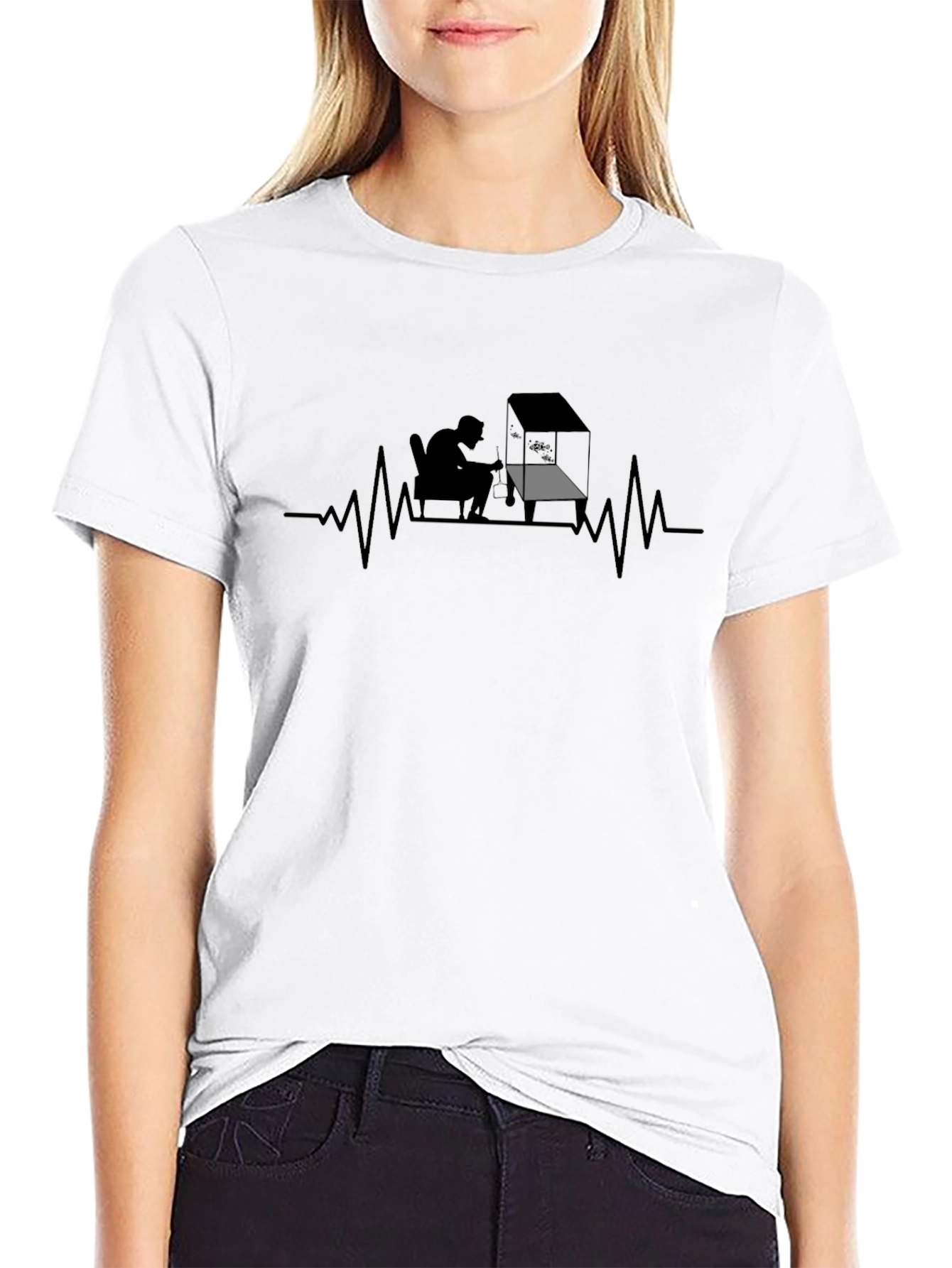 Gamer Heartbeat T-Shirt - Live to Play