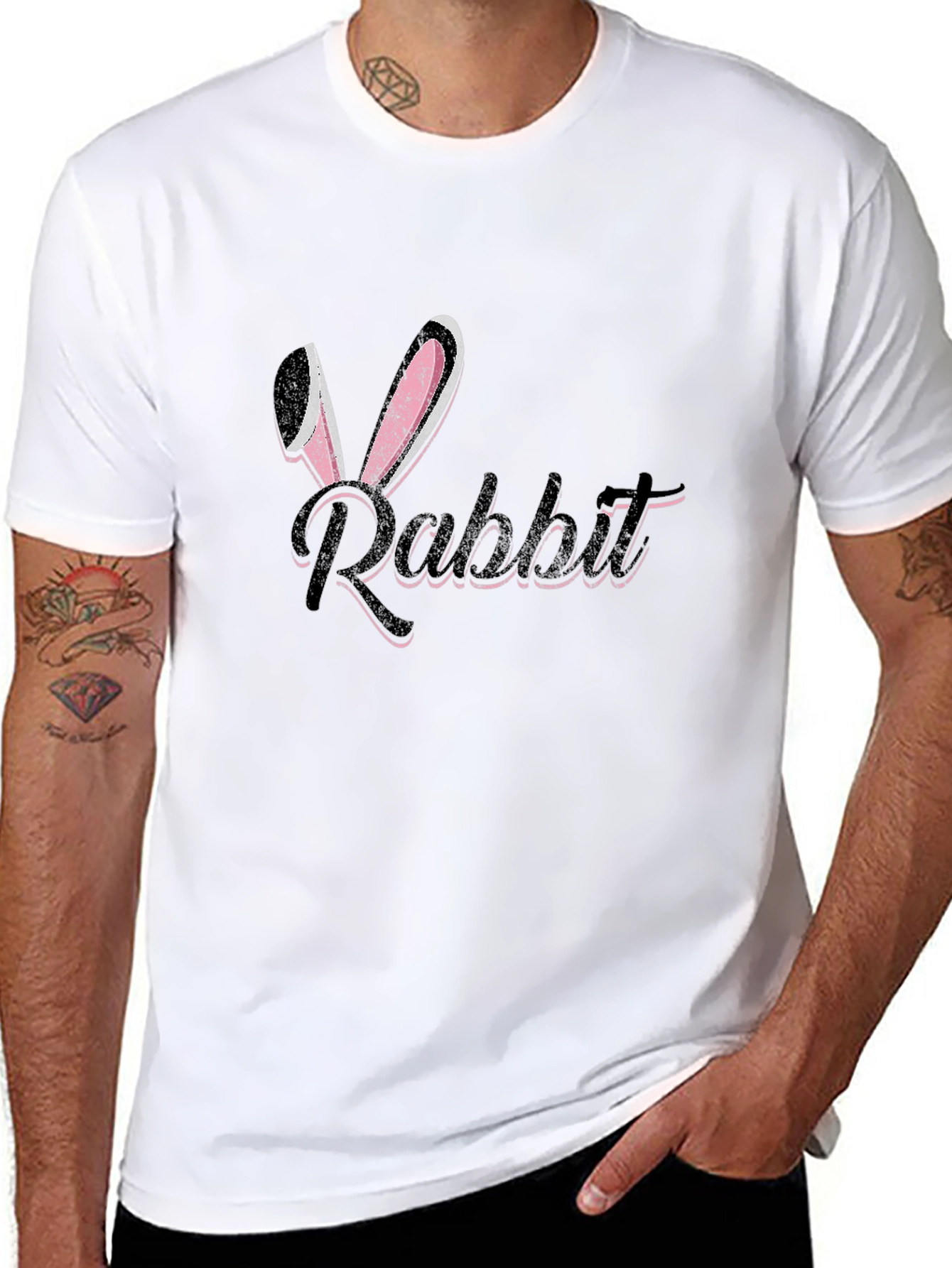 Rabbit Ears T-Shirt Fun Novelty Tee