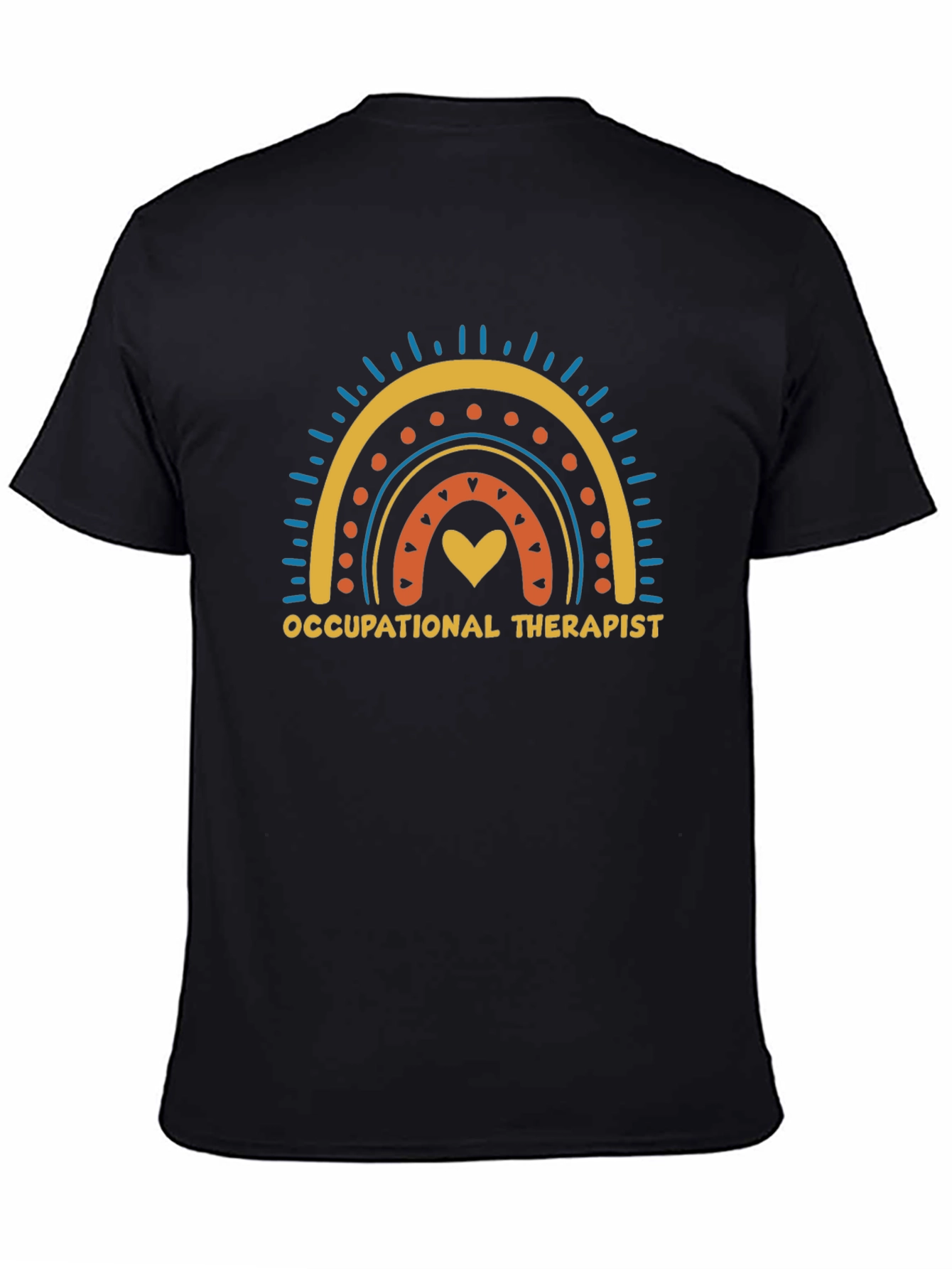 Occupational Therapist Rainbow Heart T-Shirt