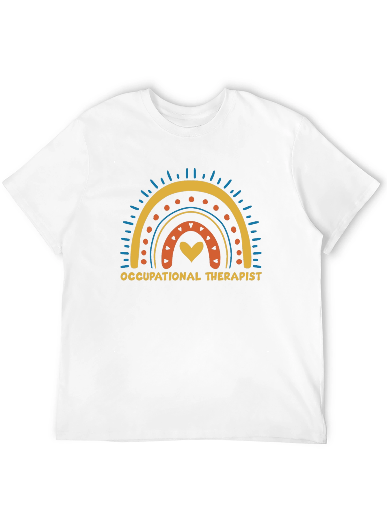 Occupational Therapist Rainbow Heart T-Shirt