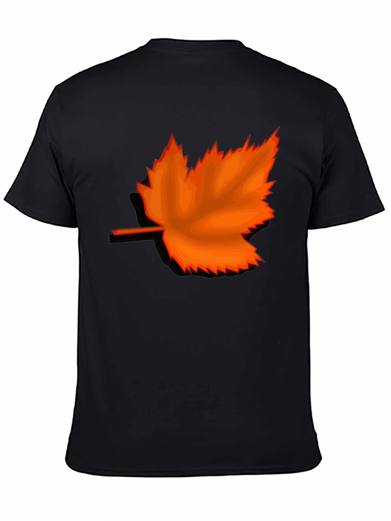Autumn Maple Leaf Graphic Tee - Stylish Casual Wear