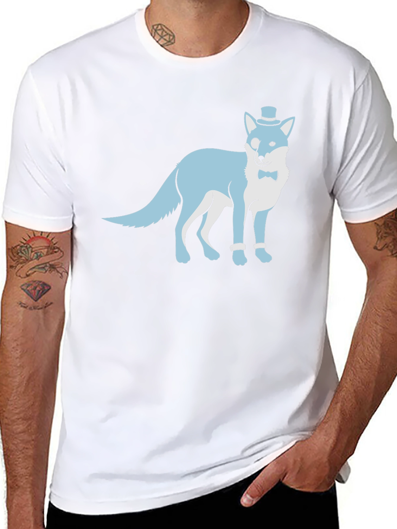 Dapper Fox T-Shirt - Sophisticated Style