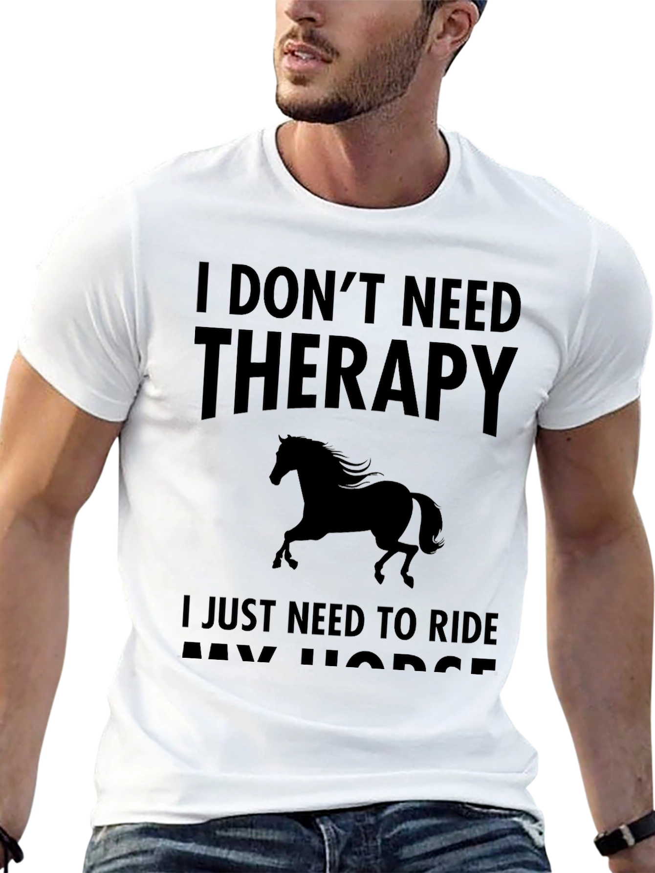Horse Lover T-Shirt: Therapy Ride Tee