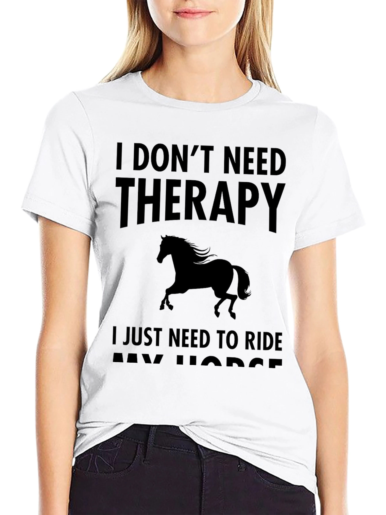 Horse Lover T-Shirt: Therapy Ride Tee