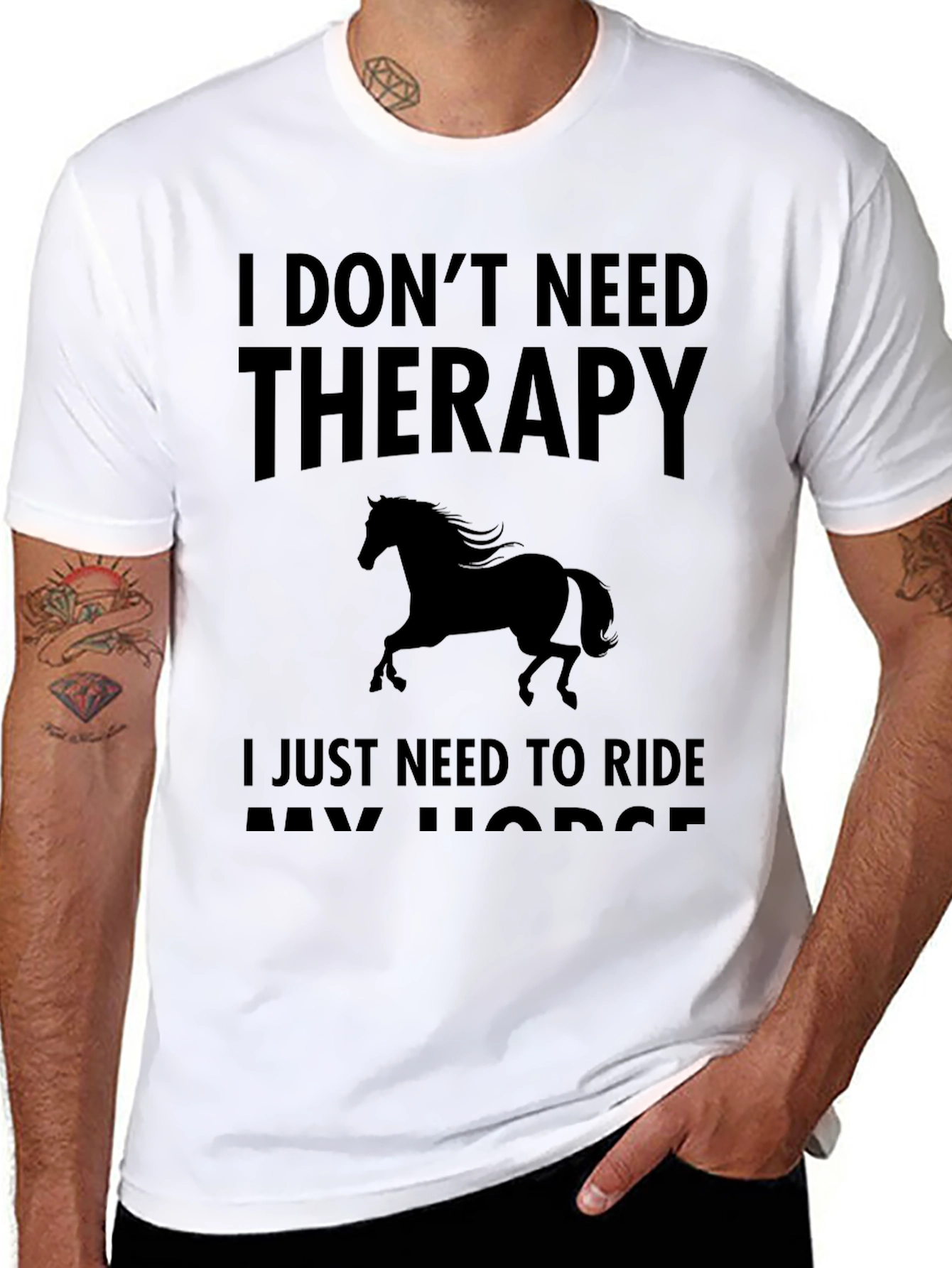 Horse Lover T-Shirt: Therapy Ride Tee
