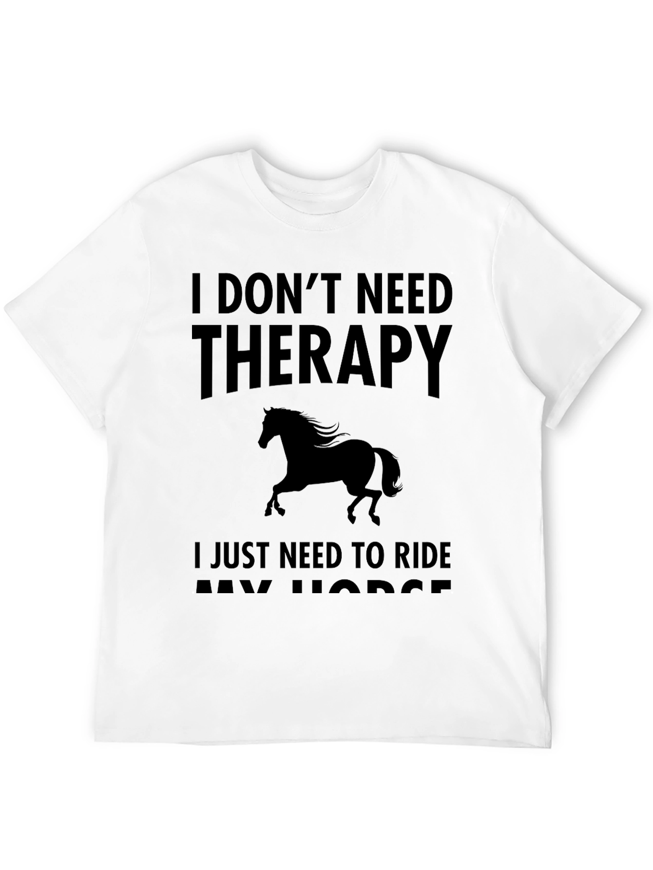 Horse Lover T-Shirt: Therapy Ride Tee