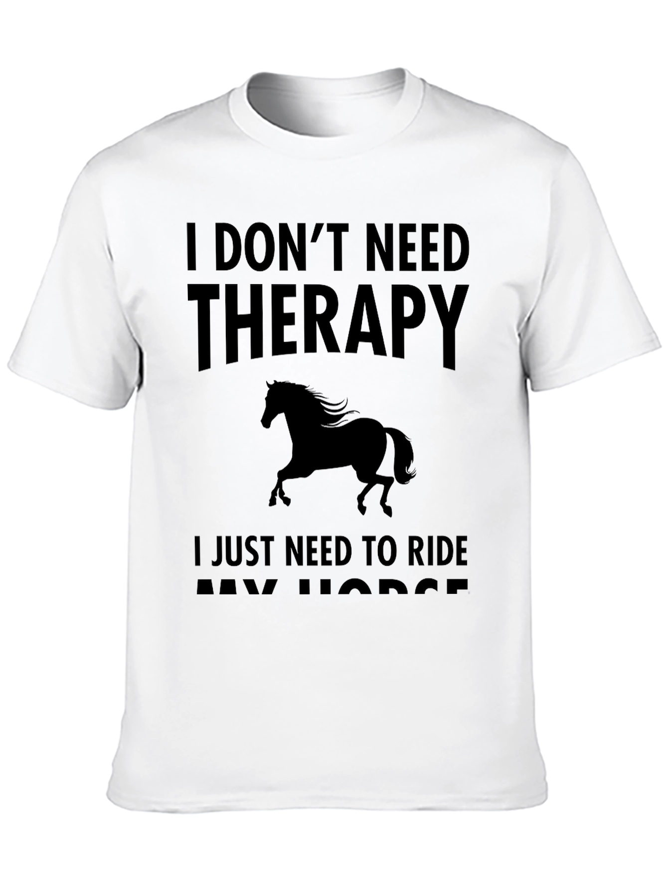 Horse Lover T-Shirt: Therapy Ride Tee
