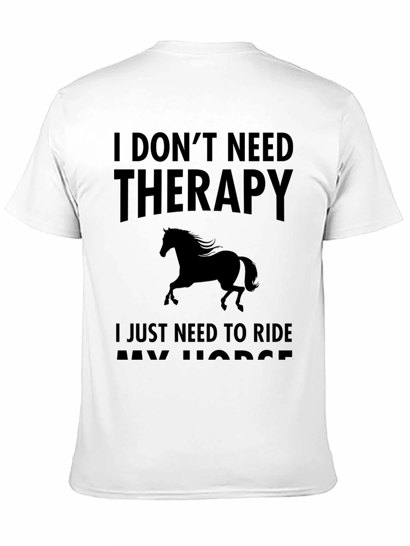 Horse Lover T-Shirt: Therapy Ride Tee