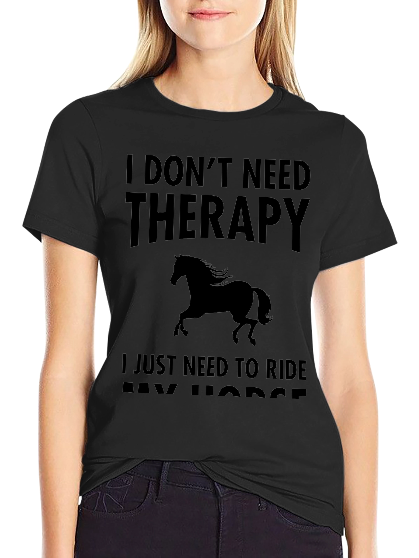 Horse Lover T-Shirt: Therapy Ride Tee