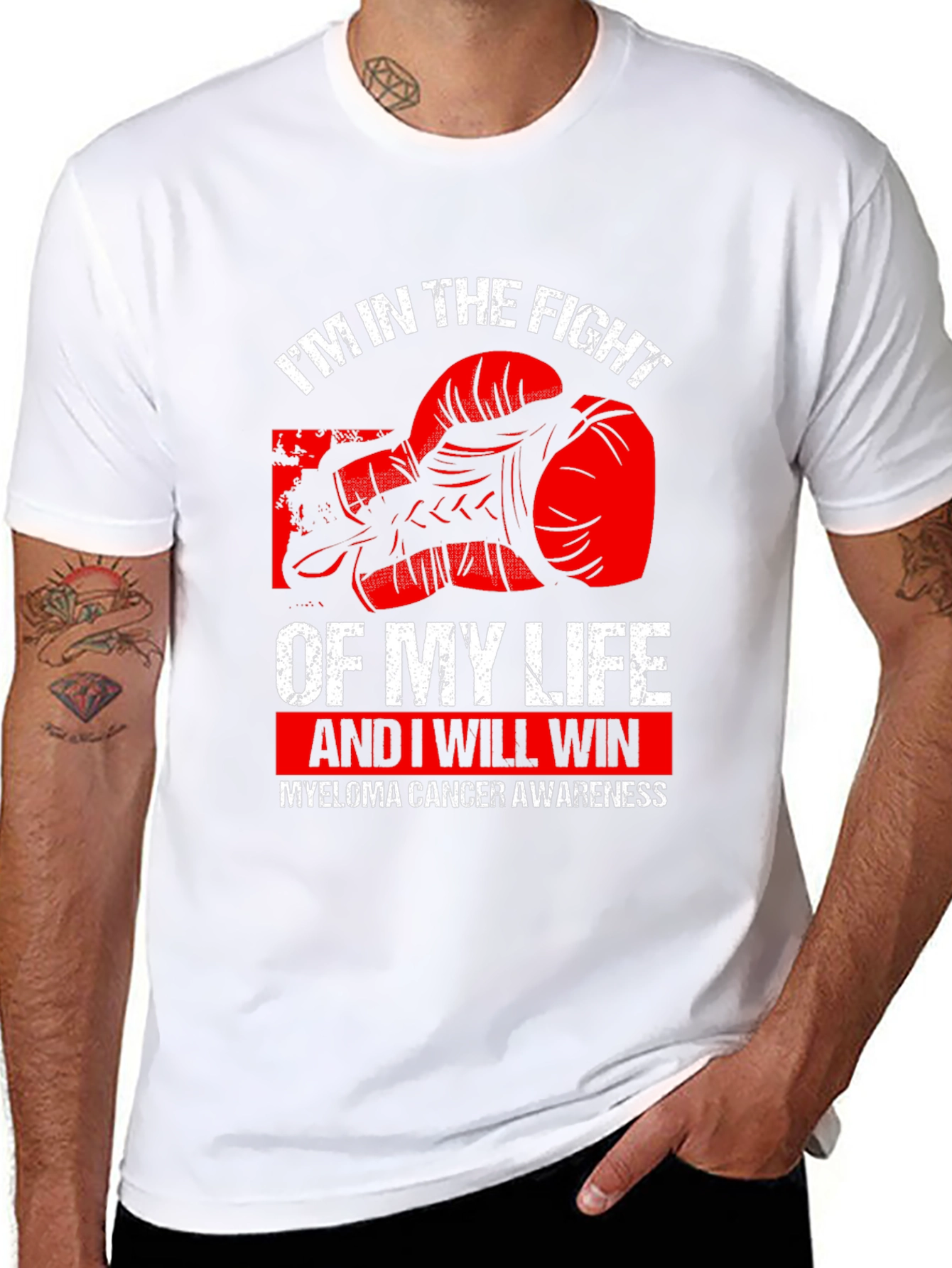 Myeloma Cancer Awareness Fight T-Shirt