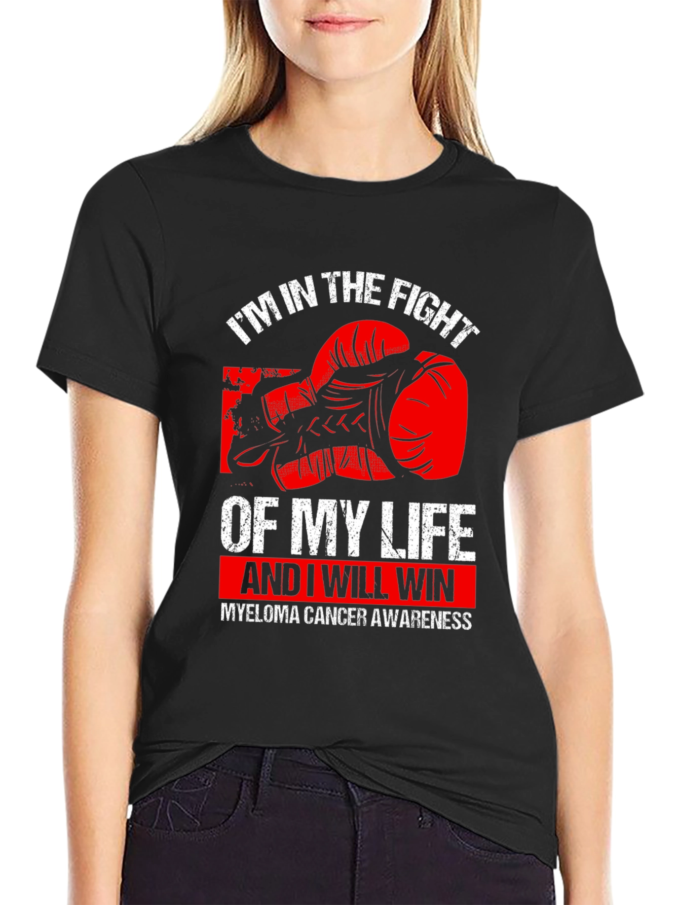 Myeloma Cancer Awareness Fight T-Shirt