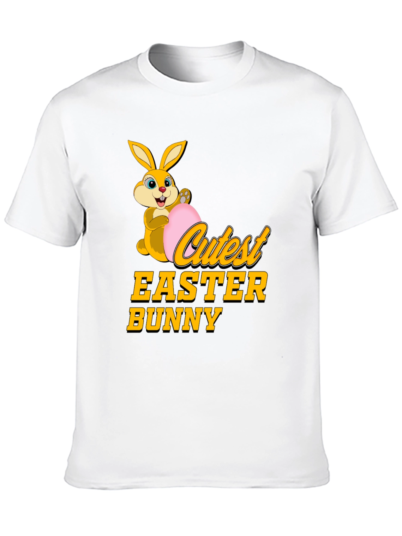 Cutest Easter Bunny Black T-Shirt