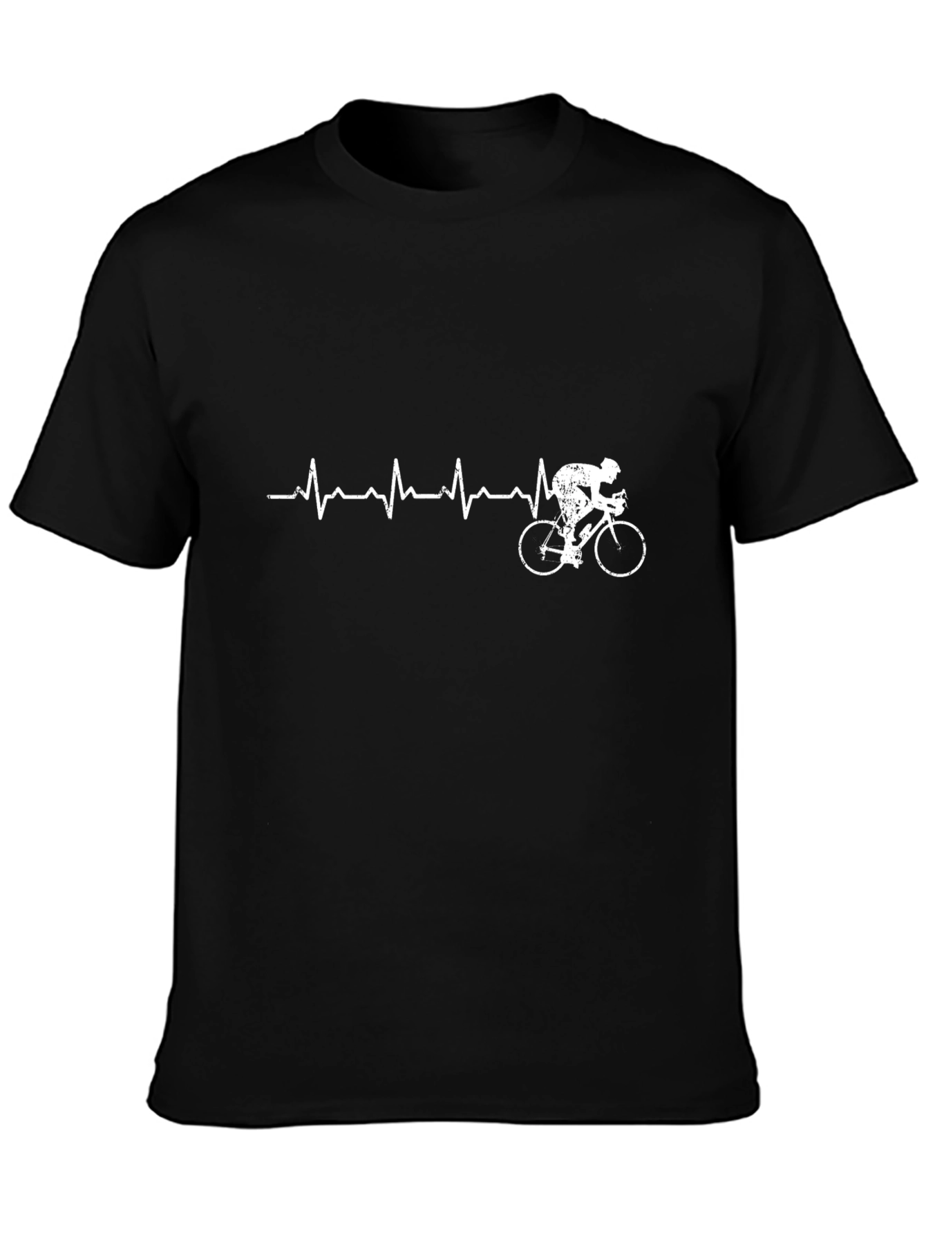Cycling Heartbeat T-Shirt - Ride Your Passion