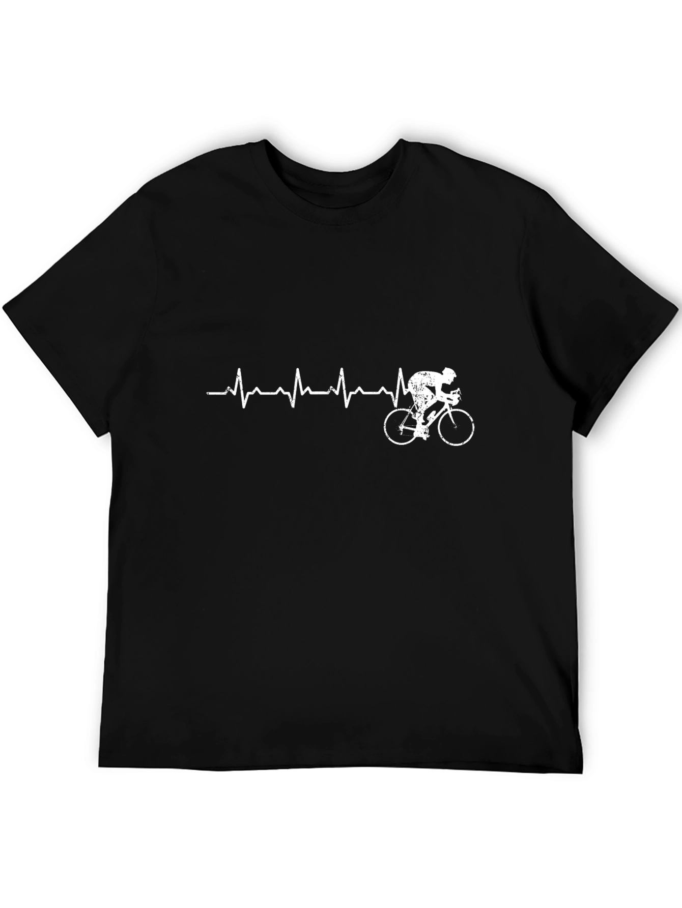 Cycling Heartbeat T-Shirt - Ride Your Passion