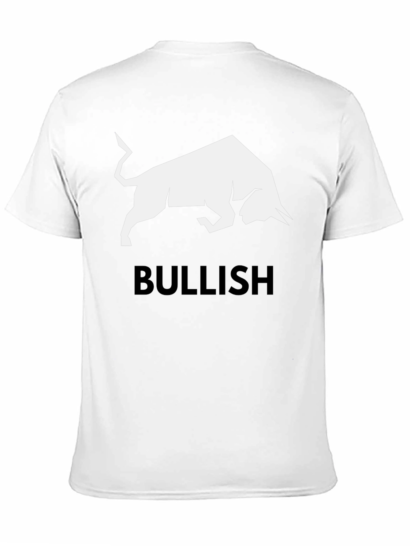 Bullish Graphic Tee - Black Cotton T-Shirt