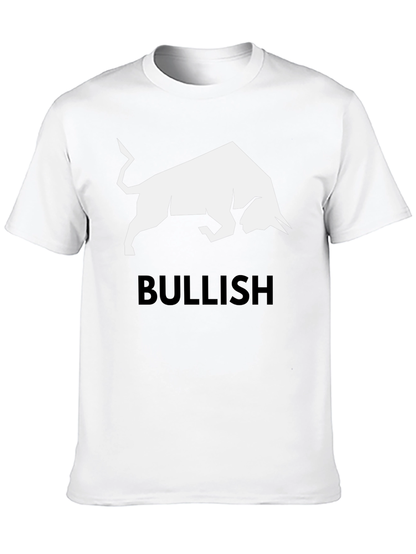 Bullish Graphic Tee - Black Cotton T-Shirt