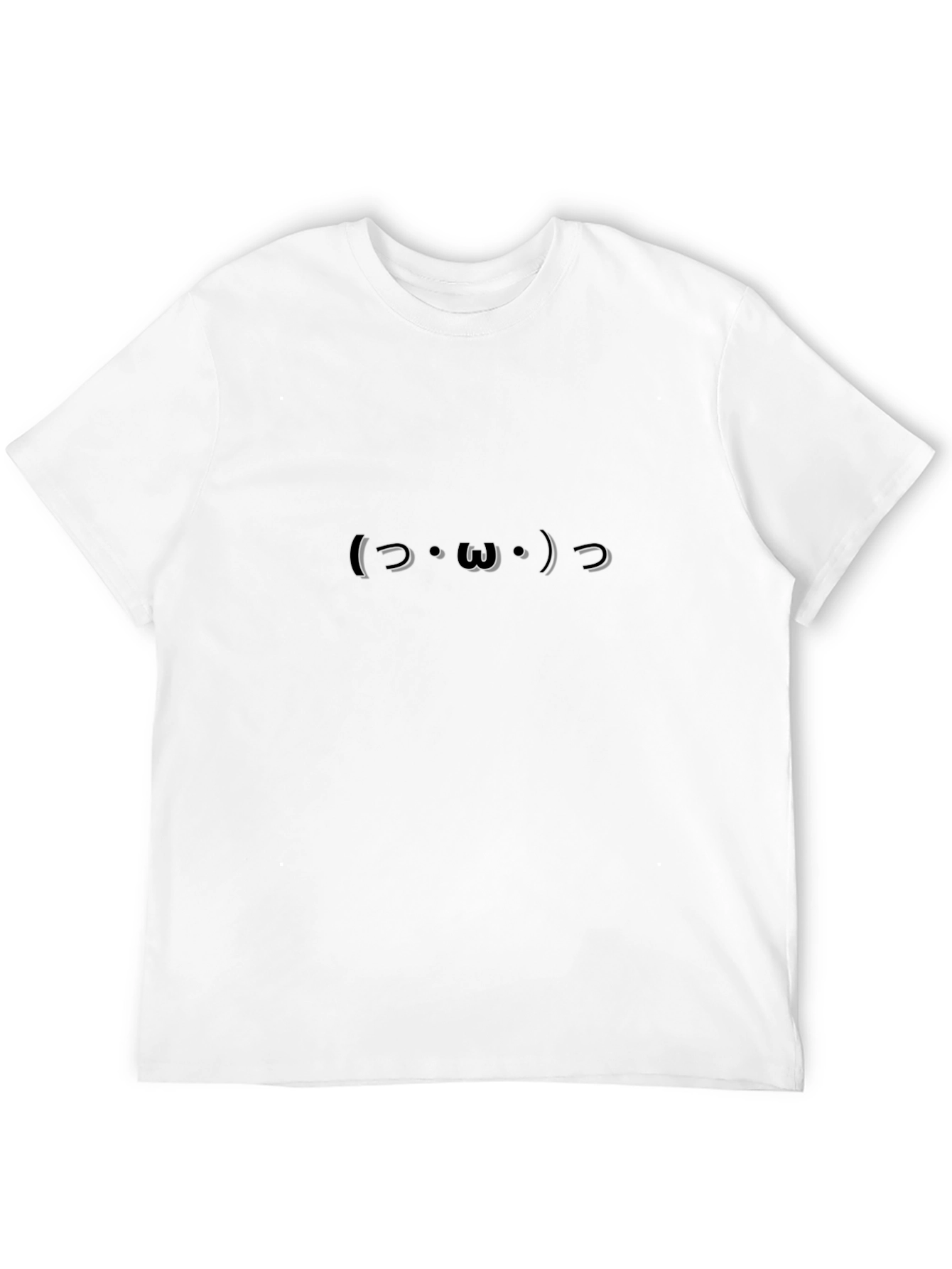 Owo Emoticon Graphic Tee - Black Cotton T-Shirt