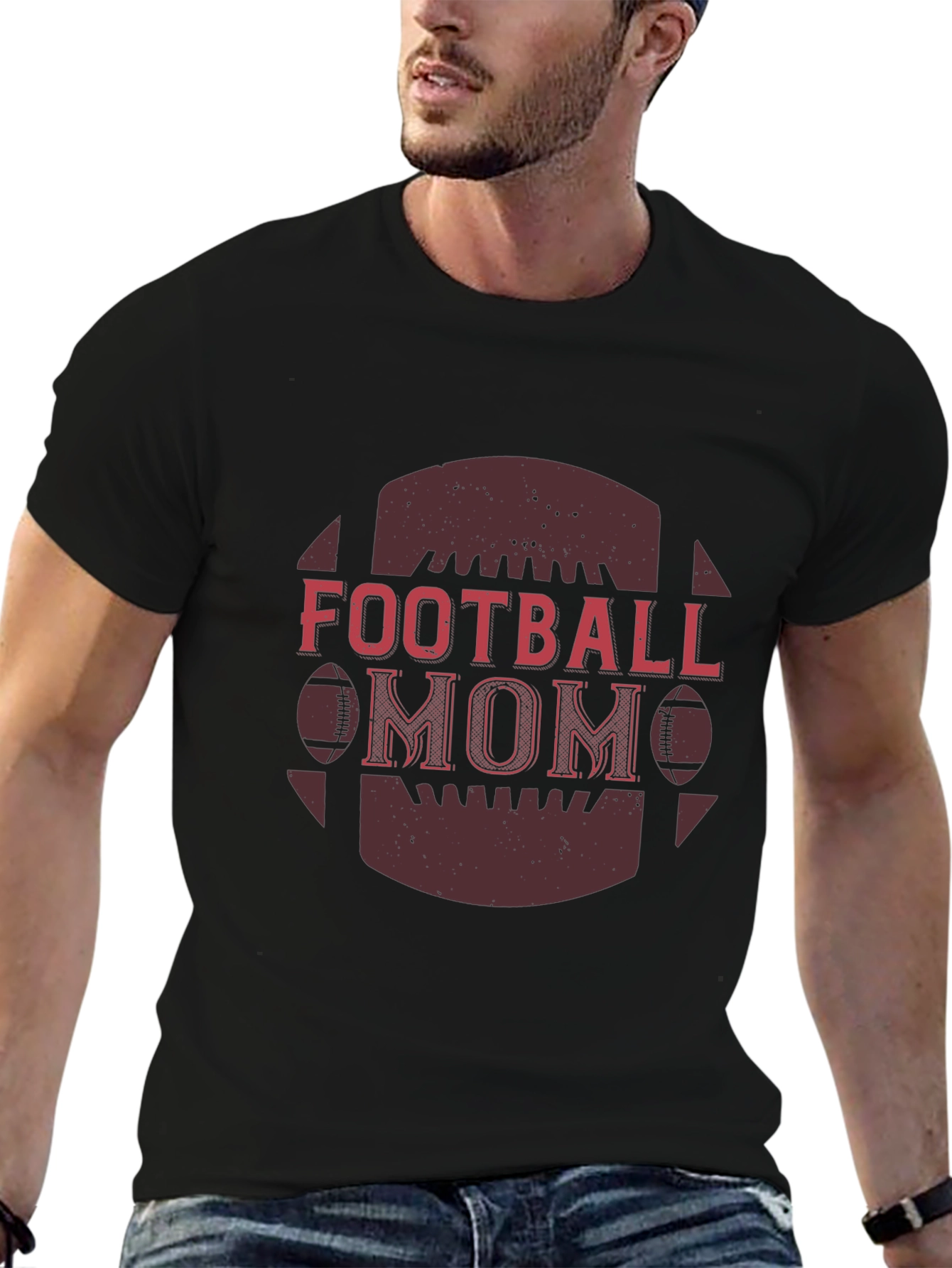Football Mom Graphic Tee