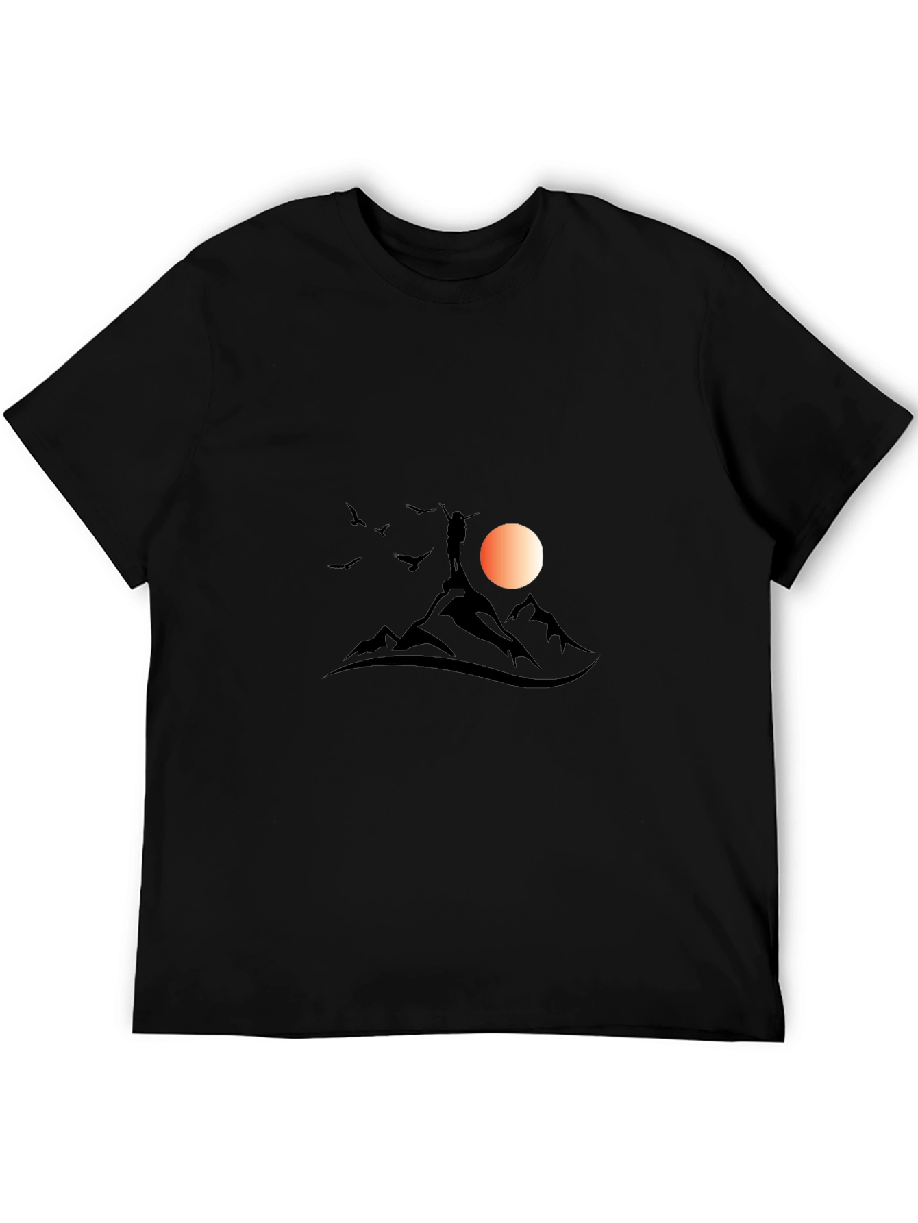 Mountain Sunset Graphic Tee - Adventure Ready!