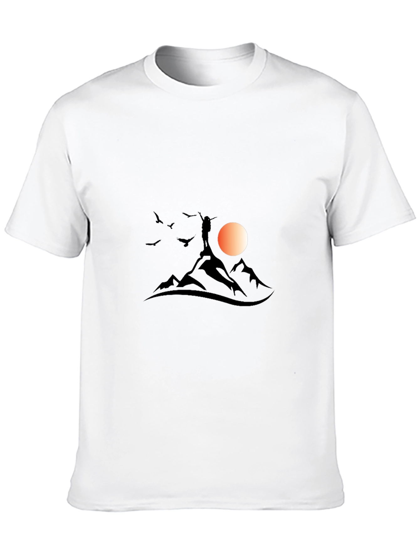 Mountain Sunset Graphic Tee - Adventure Ready!