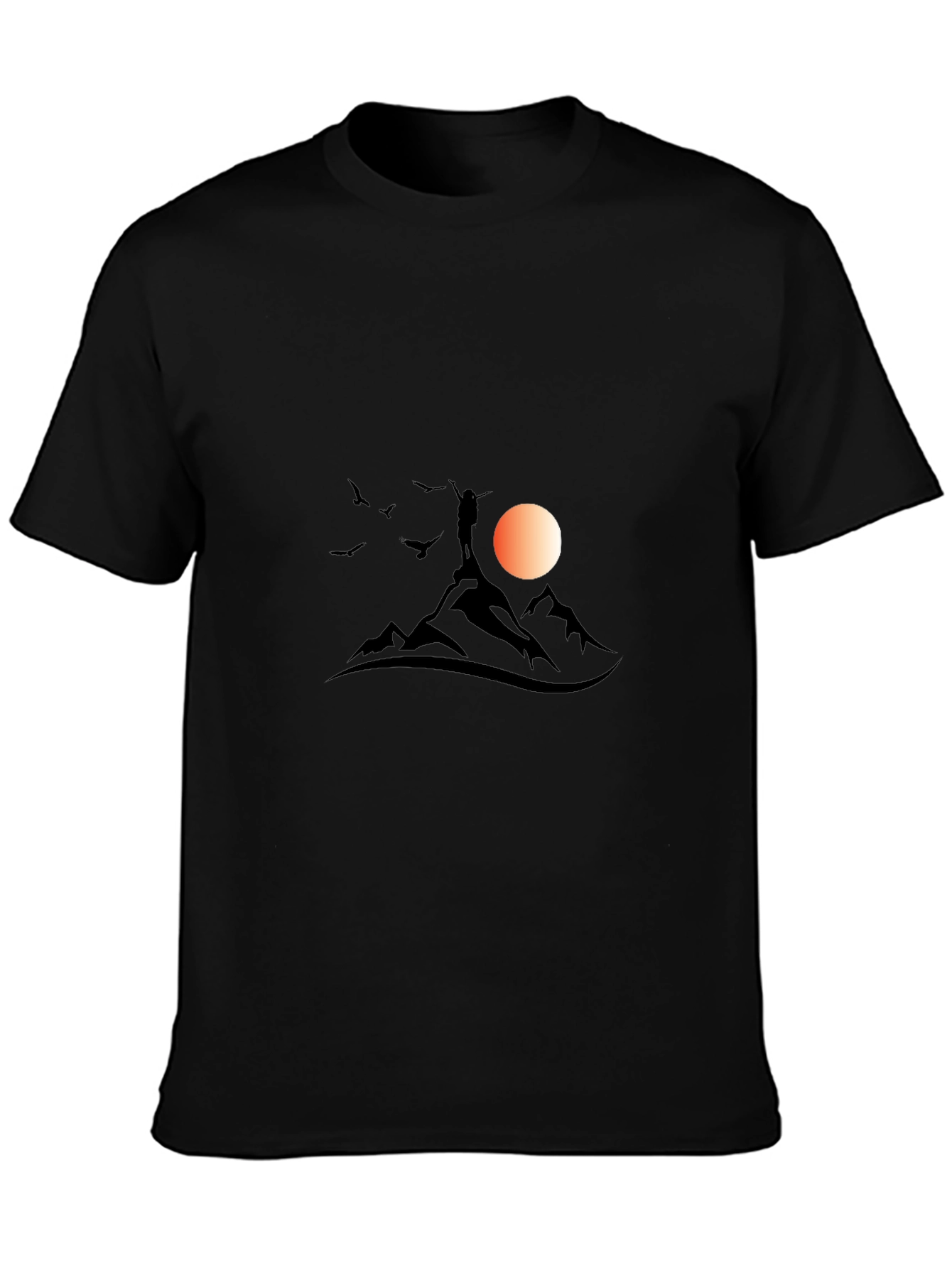 Mountain Sunset Graphic Tee - Adventure Ready!
