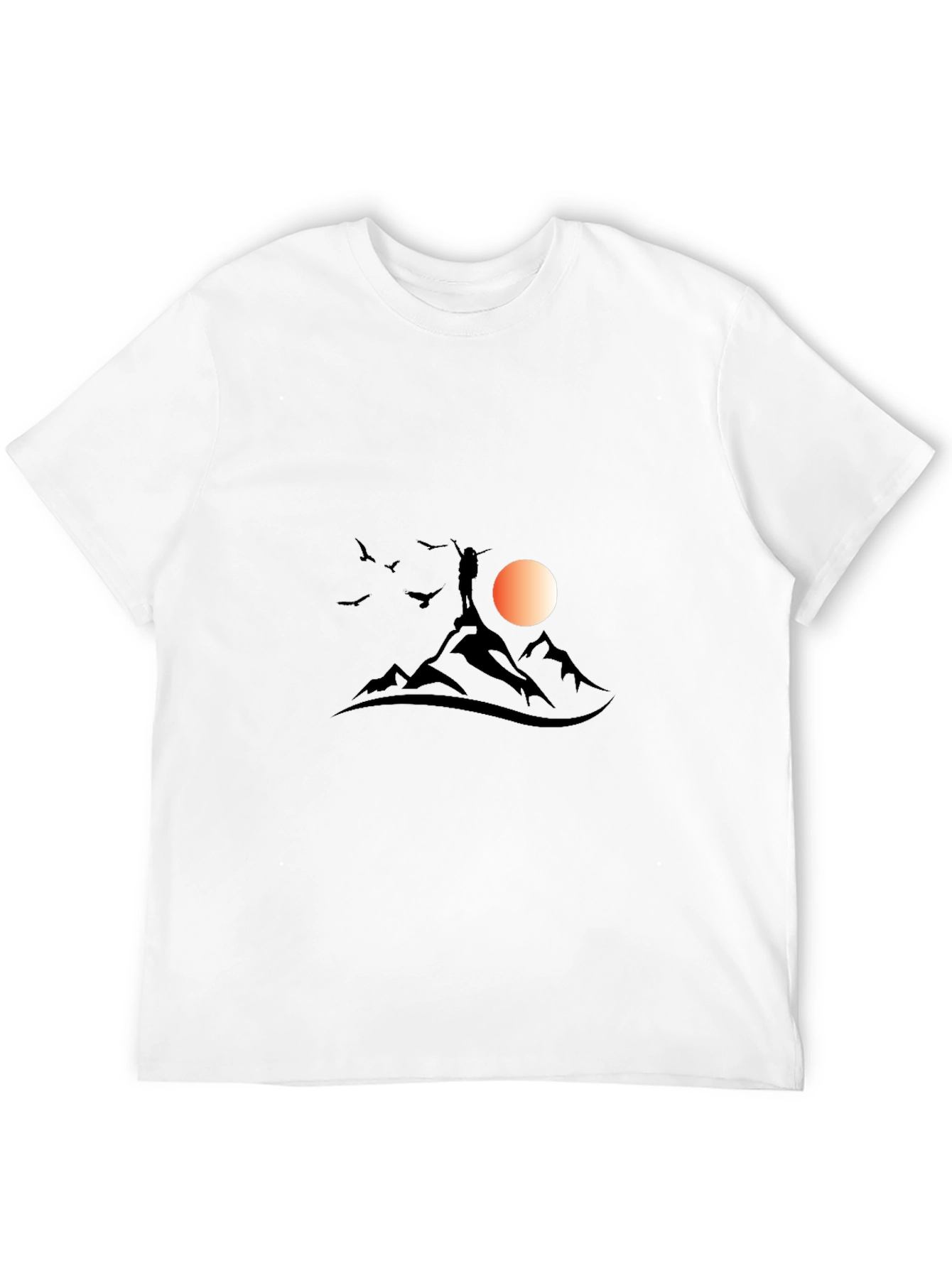 Mountain Sunset Graphic Tee - Adventure Ready!