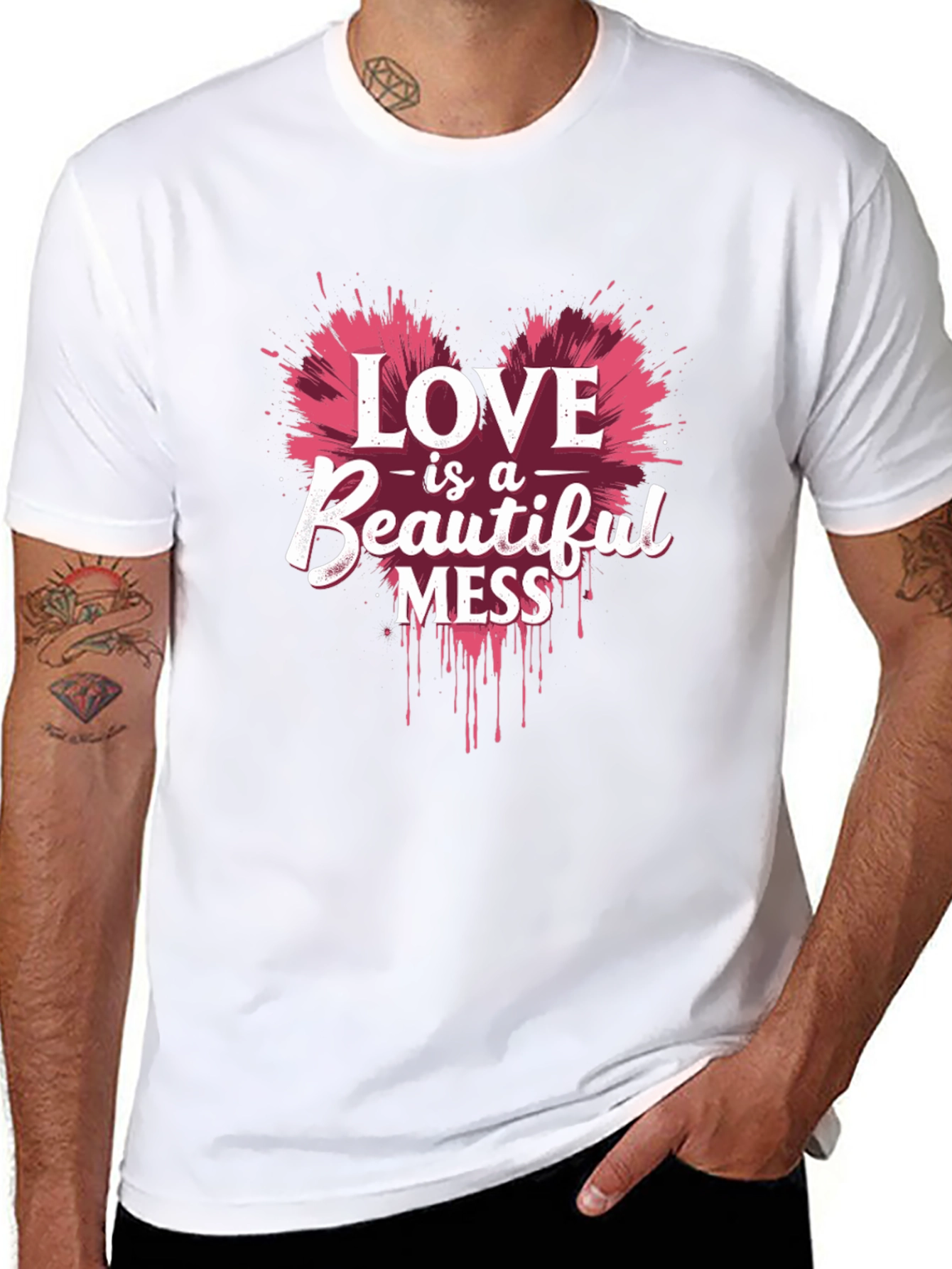 Love is a Beautiful Mess Graphic Tee - Unisex