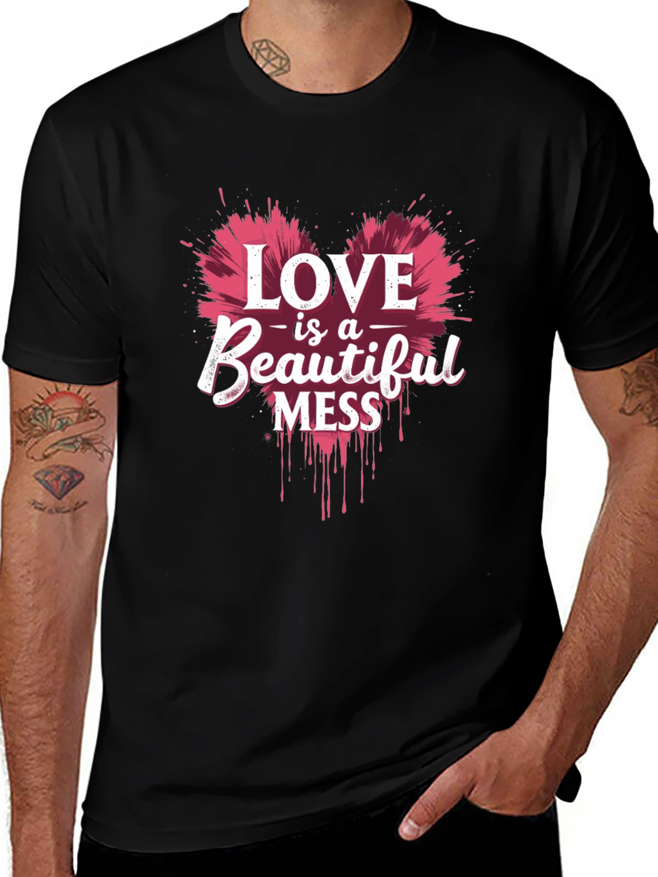 Love is a Beautiful Mess Graphic Tee - Unisex