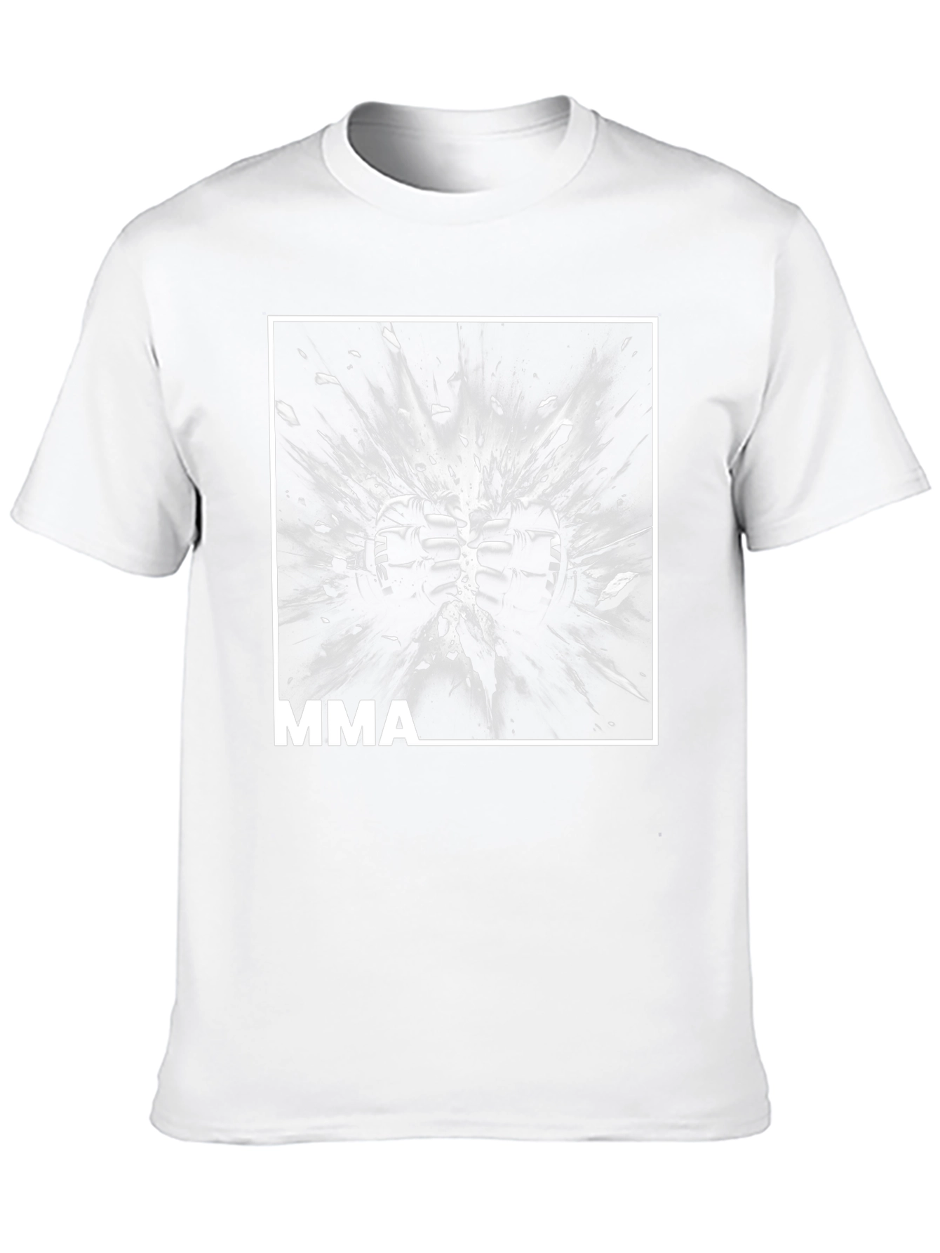 MMA Fighting Graphic Tee - Black