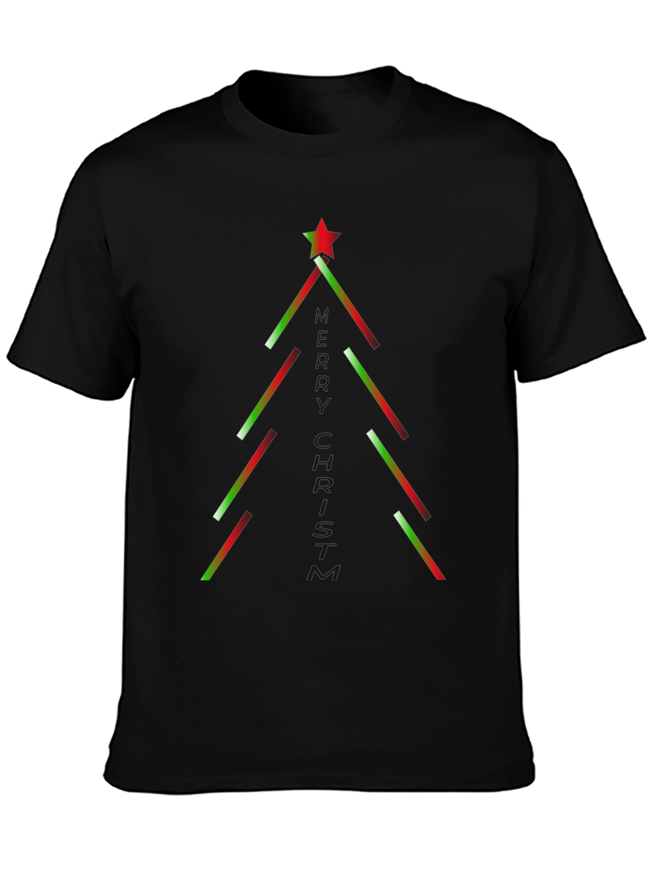 Festive Christmas Tree Graphic Tee
