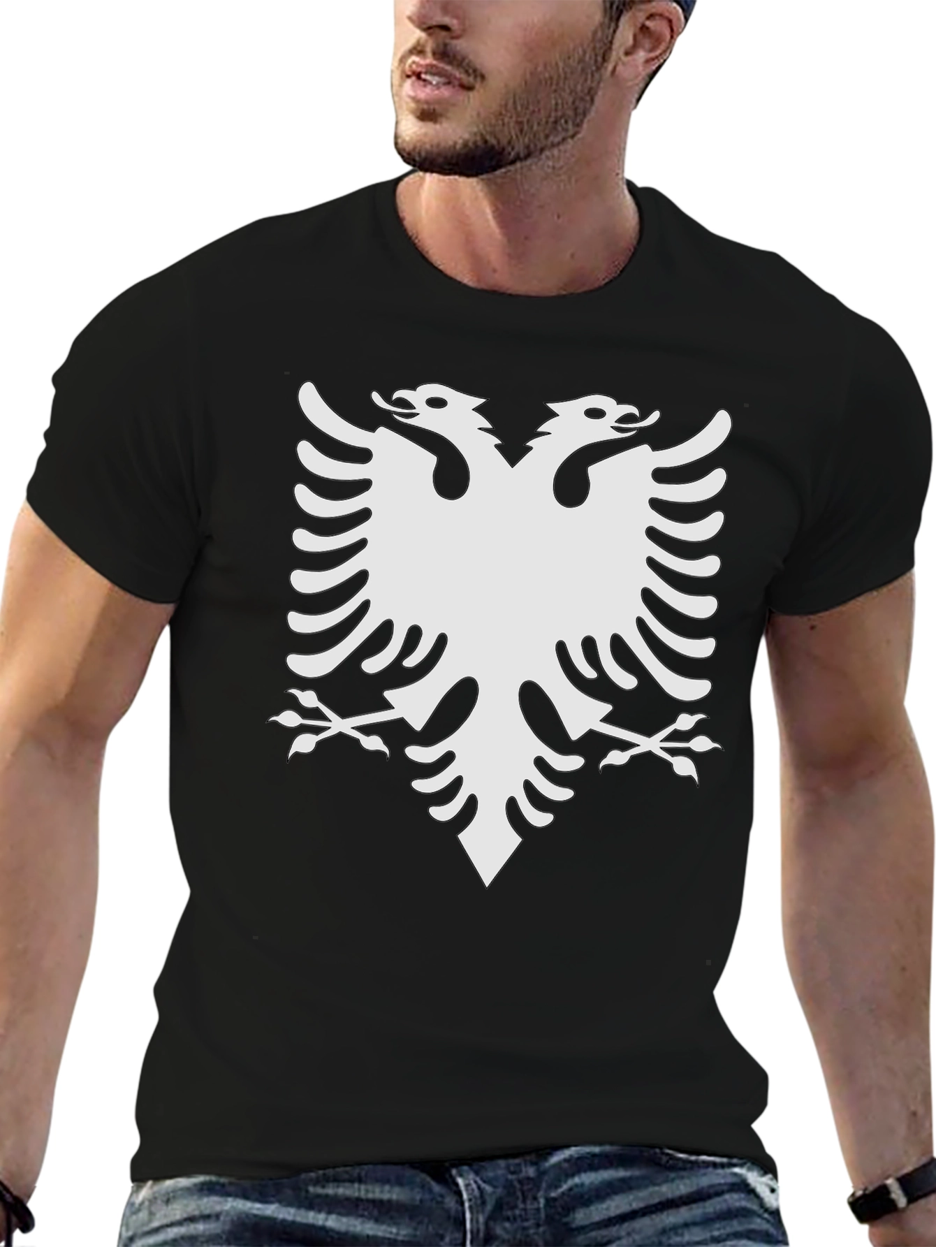 Albanian Eagle Black T-Shirt